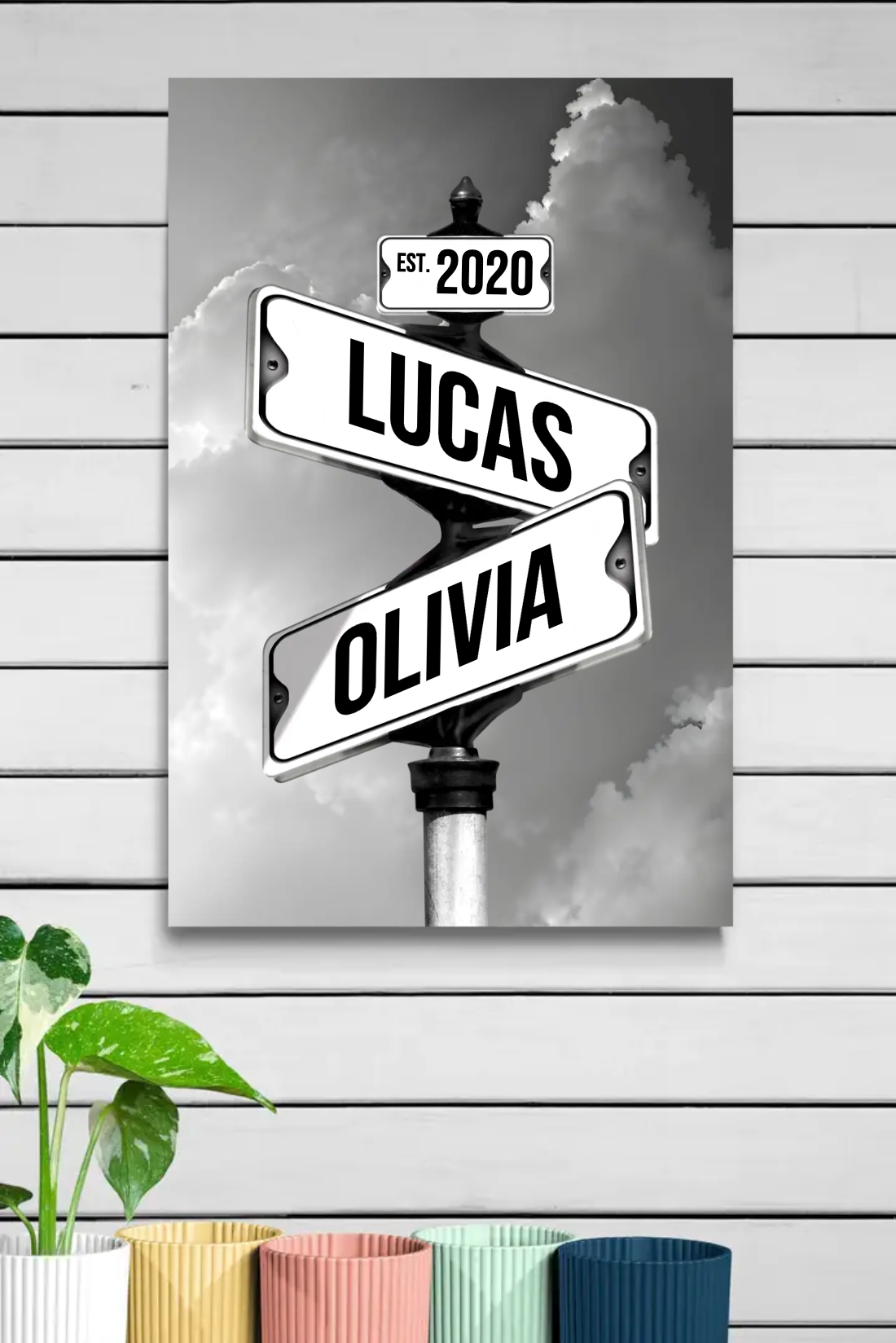 TOILE COUPLE PERSONNALISĂE đ Promo Saint-Valentin đ