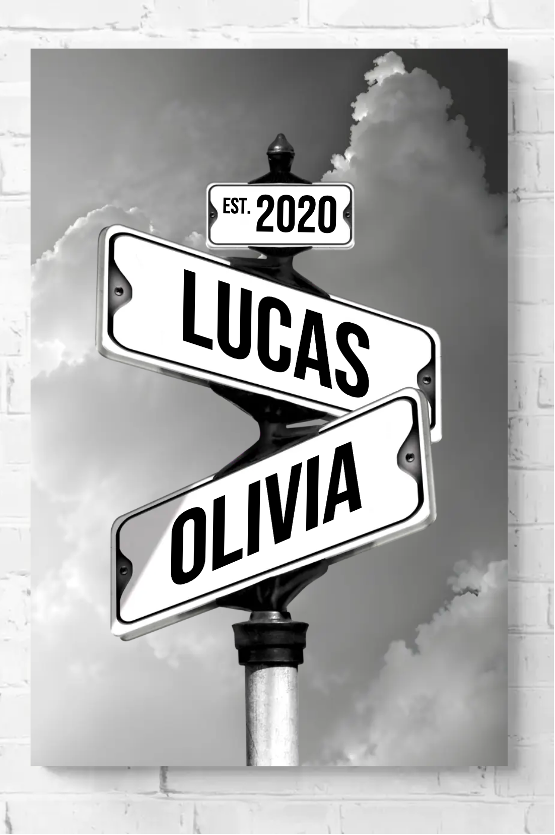 TOILE COUPLE PERSONNALISÉE 💕 Promo Saint-Valentin 💕