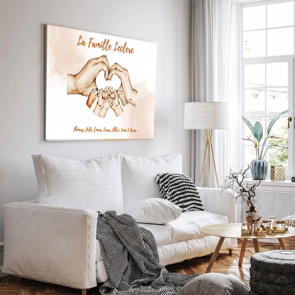 Toile Familiale Personnalisée