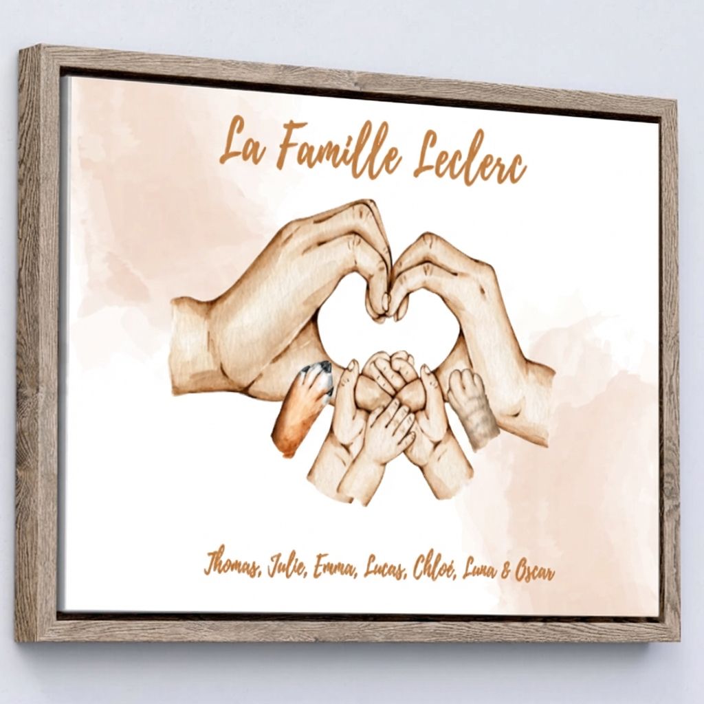Toile Familiale Personnalisée
