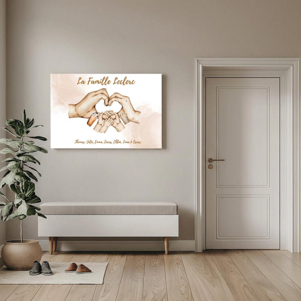 Toile Familiale Personnalisée