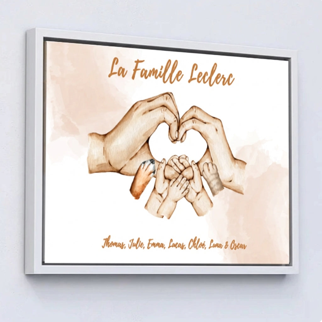 Toile Familiale Personnalisée