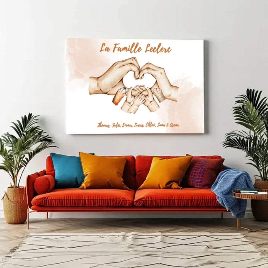 Toile Familiale Personnalisée