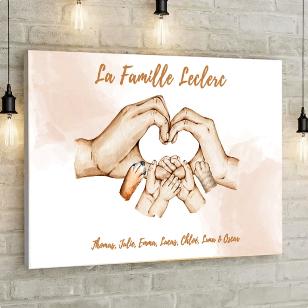 Toile Familiale Personnalisée